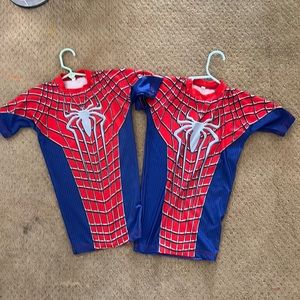 Set of 2 Spider-Man NAGA rashguards. Kids size S and M.